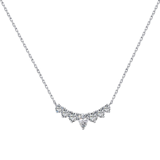 [Glimmer Jewelry]可憐なカラフルハートネックレス