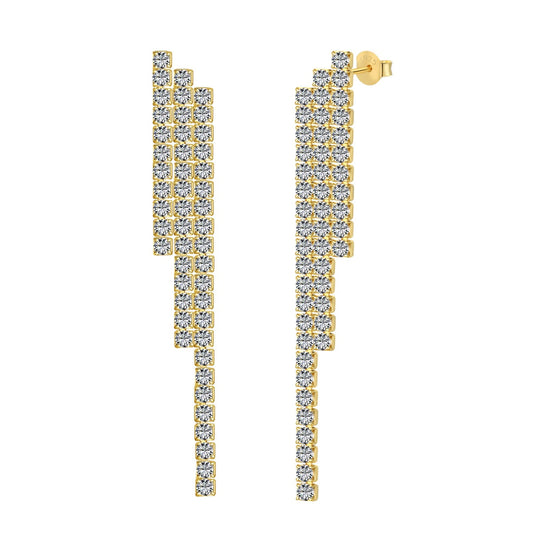 [Glimmer Jewelry]豪華な繊細な宴会用ピアス