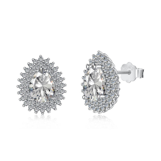 [Glimmer Jewelry]繊細で美しいペアカットのデイリーピアス