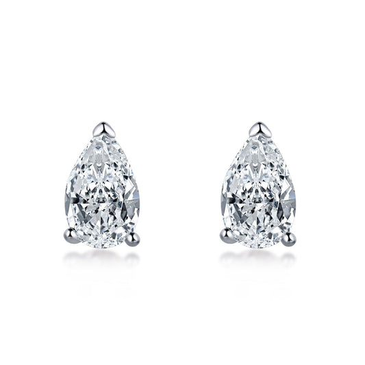 [Glimmer Jewelry]Ornate Water Drop Shape Earrings