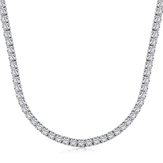 [Glimmer Jewelry]エレガントなテニスチェーンネックレス