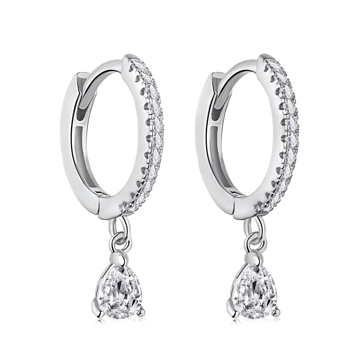 [Glimmer Jewelry]ゴージャスな幾何学ドロップピアス