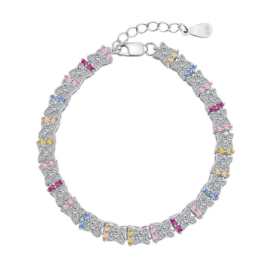 [Glimmer Jewelry]ユニークなカラフルフラワーシェイプデイリーブレスレット