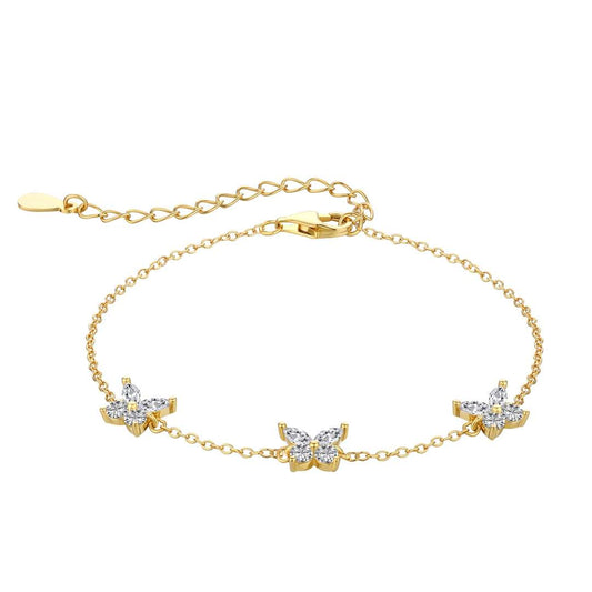 [Glimmer Jewelry]Radiant Butterfly Shape Necklace