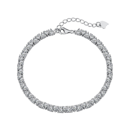 [Glimmer Jewelry]輝くロマンチックなハート型恋人ブレスレット