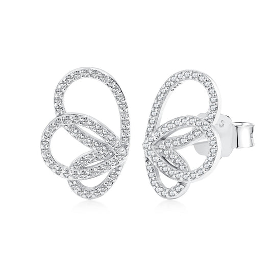 [Glimmer Jewelry]Exquisite Butterfly Shape Earrings