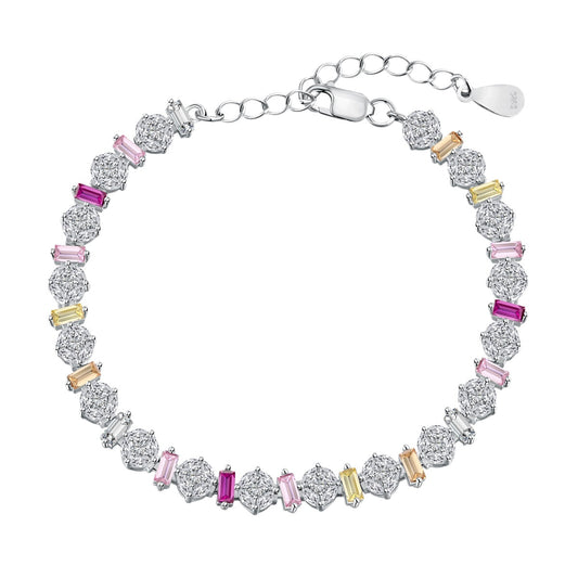 [Glimmer Jewelry]輝くカラフルな丸型デイリーブレスレット