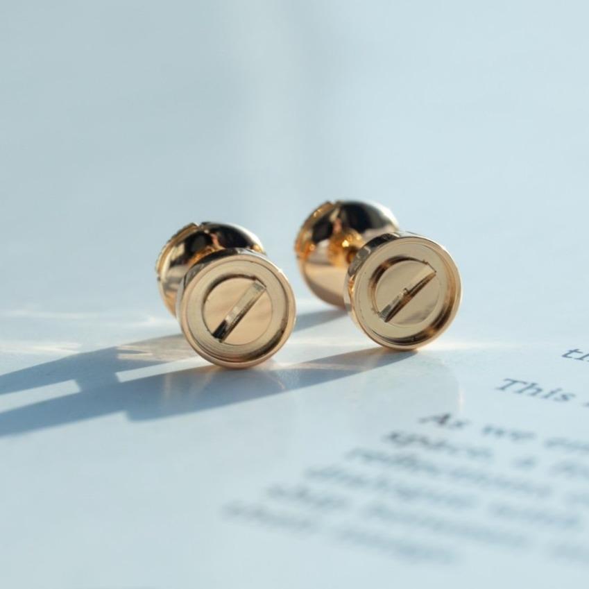 [Glimmer]ラブピアス ピンクゴールド 10mm
