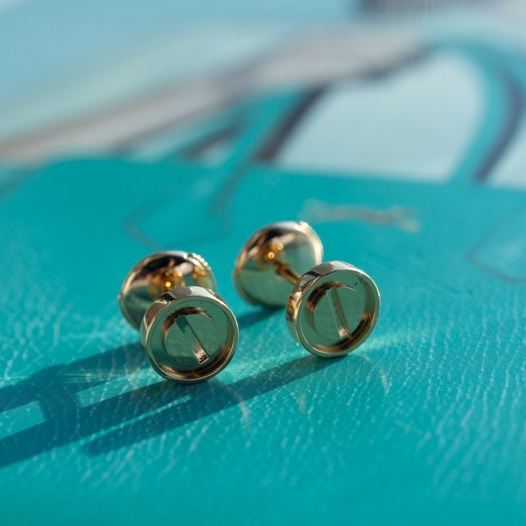 [Glimmer]ラブピアス ピンクゴールド 10mm