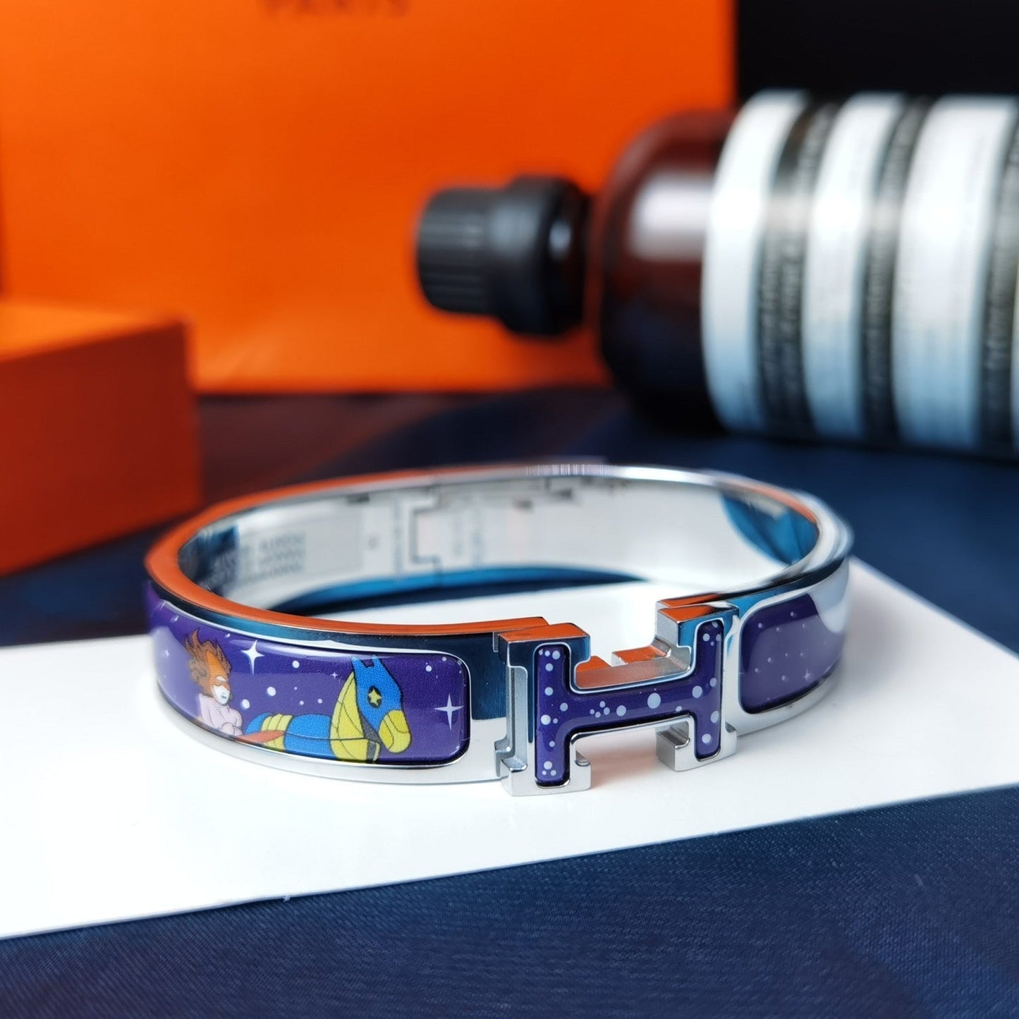 [Glimmer]H スター＆ムーンブレスレット 12MM