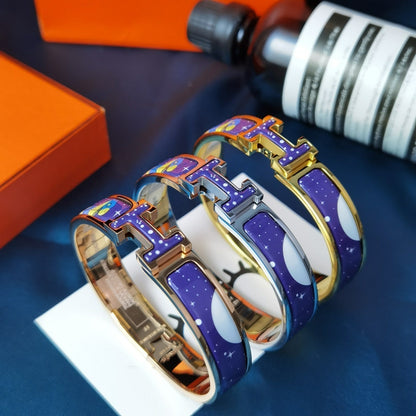 [Glimmer]H スター＆ムーンブレスレット 12MM