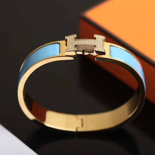 [Glimmer]H CLOUD BLUE BRACELET GOLD DIAMOND