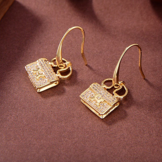 [Glimmer]KELLY DIAMOND EARRINGS