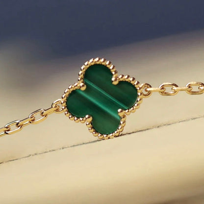 [Glimmer]CLOVER 20 MOTIFS MALACHITE GOLD