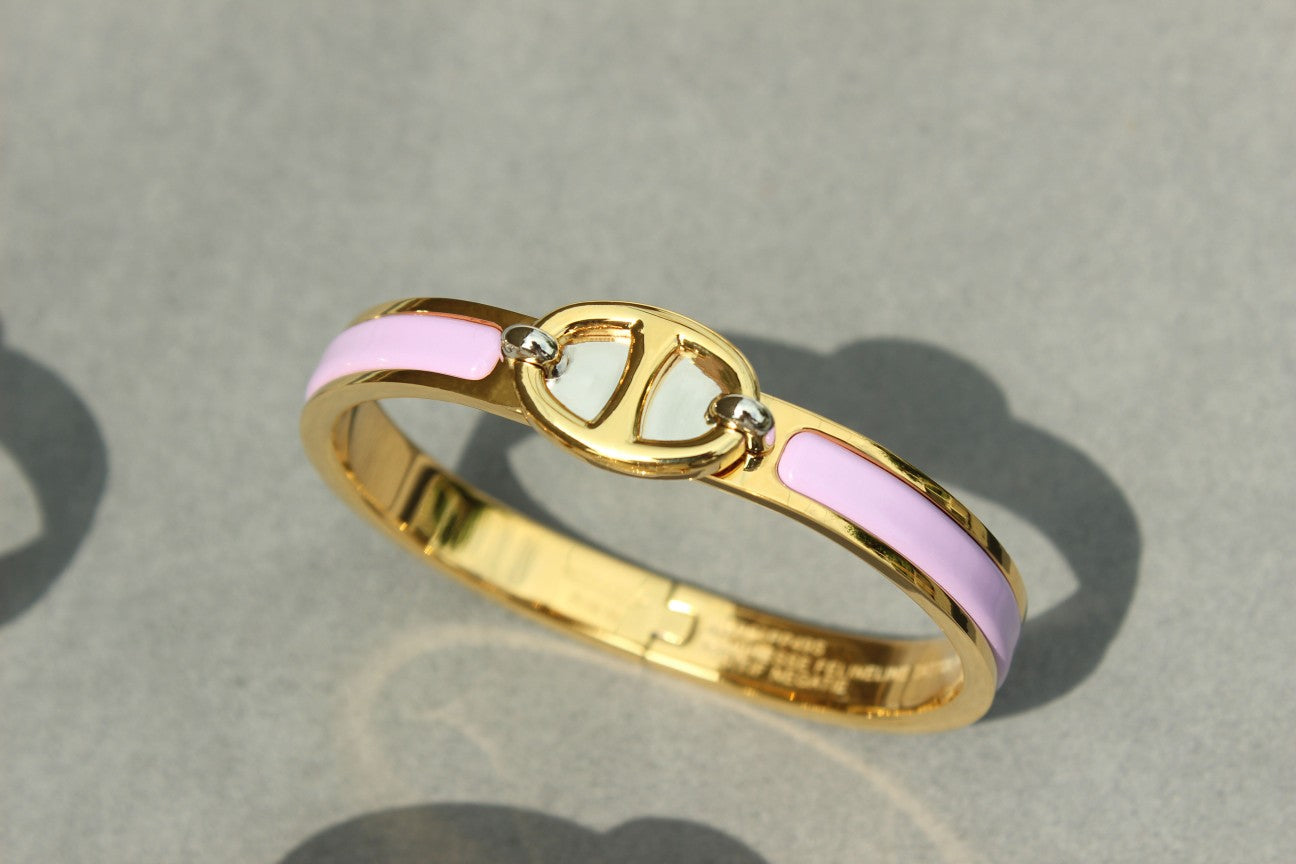 [Glimmer]CLIC CHAINE ゴールドブレスレット