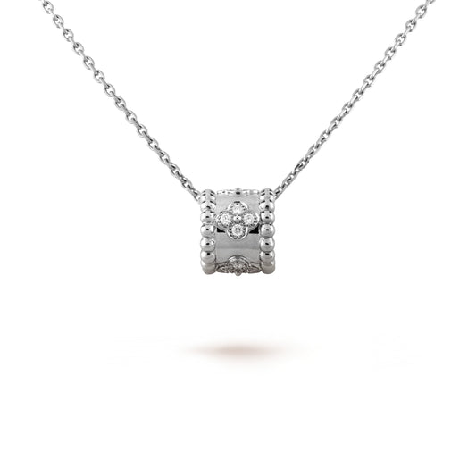 [Glimmer]ペルレ ペンダント シルバー ダイヤモンド ネックレス