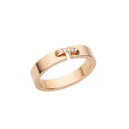 [Glimmer]アライアンス リンク エビデンス ダイヤモンド 4MM リング