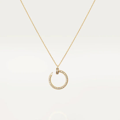 [Glimmer]JUSTE NECKLACE GOLD DIAMONDS