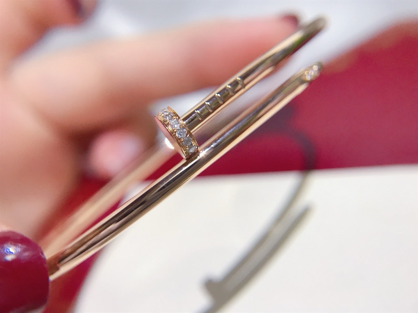 [Glimmer]JUSTE BRACELET 2.5MM ダイヤモンド