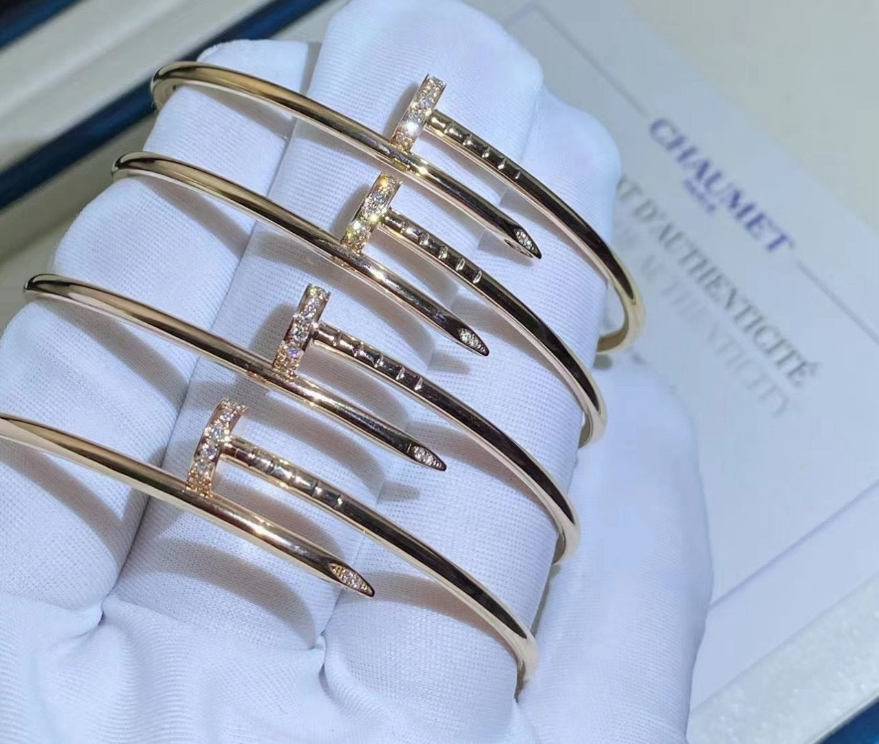 [Glimmer]JUSTE BRACELET 2.5MM ダイヤモンド