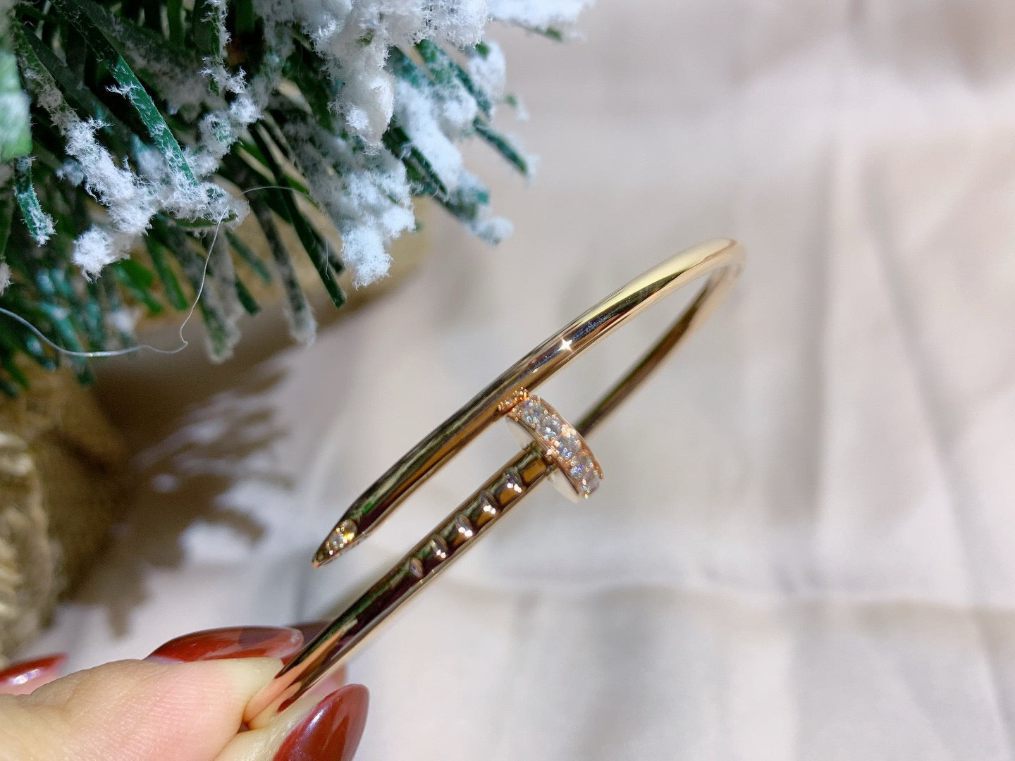 [Glimmer]JUSTE BRACELET 2.5MM ダイヤモンド