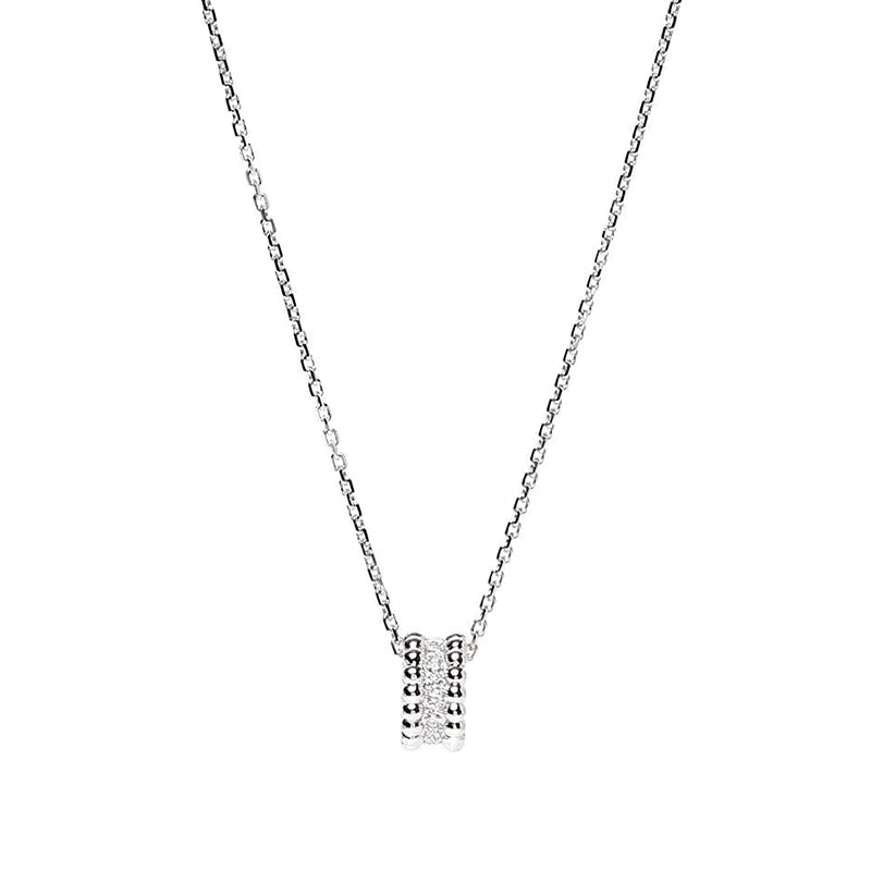[Glimmer]パーリーダイヤモンドネックレス