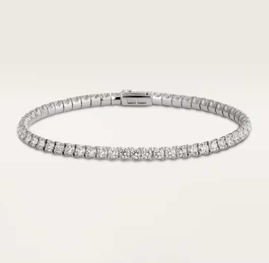 [Glimmer]  CLASSIC BASEBALL BRACELAT, 52 DIAMOND