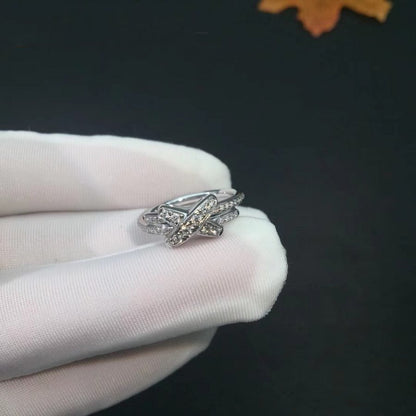[Glimmer]JEWELRY SILVER DIAMOND RING