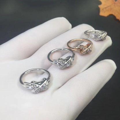 [Glimmer]JEWELRY SILVER DIAMOND RING