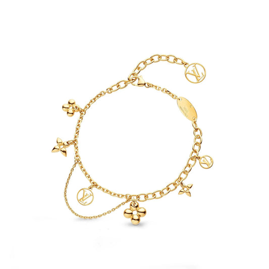[Glimmer]BLOOMING PINK GOLD MOP BRACELET