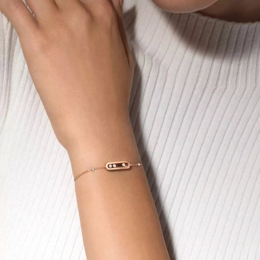 [Glimmer]Baby Move Diamond Bracelet