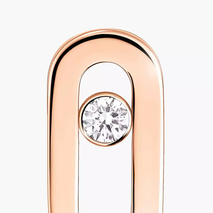 [Glimmer]Move Uno Diamond Stud Earrings