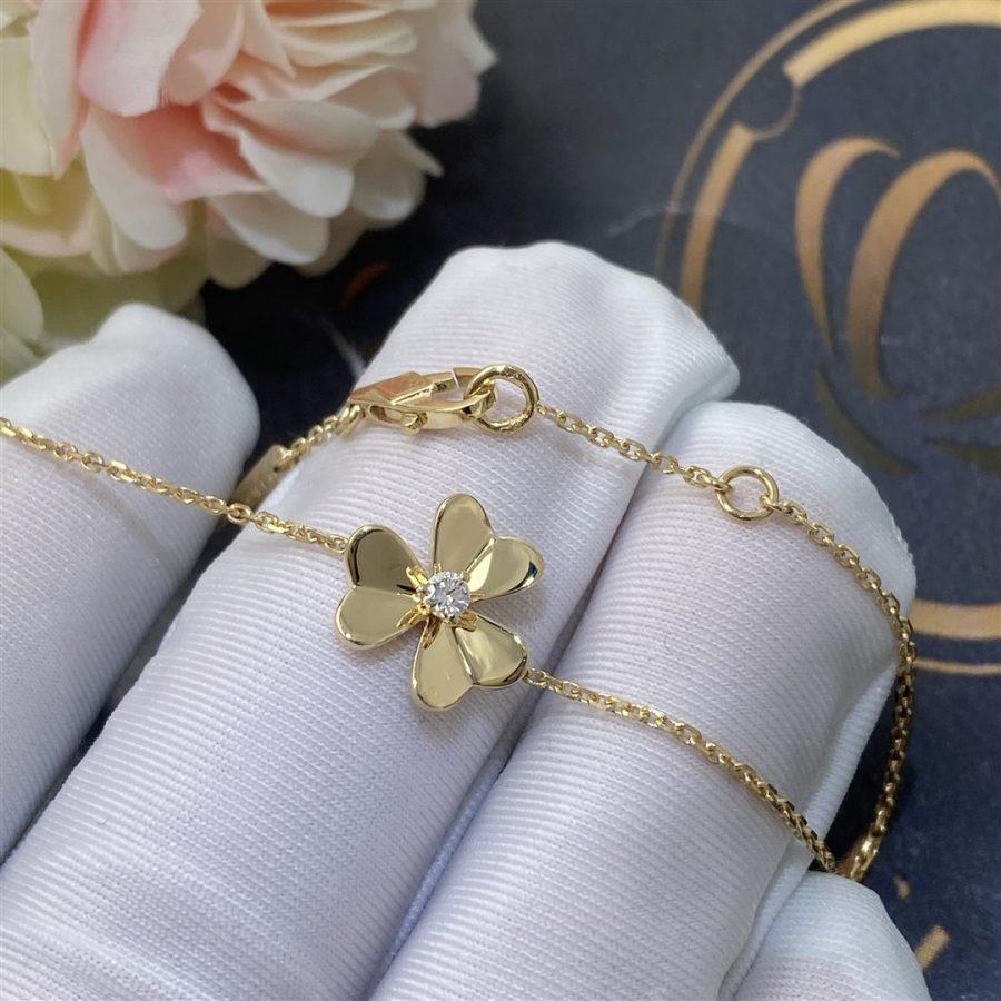 [Glimmer]FRIVOLE GOLD FLOWER BRACELET
